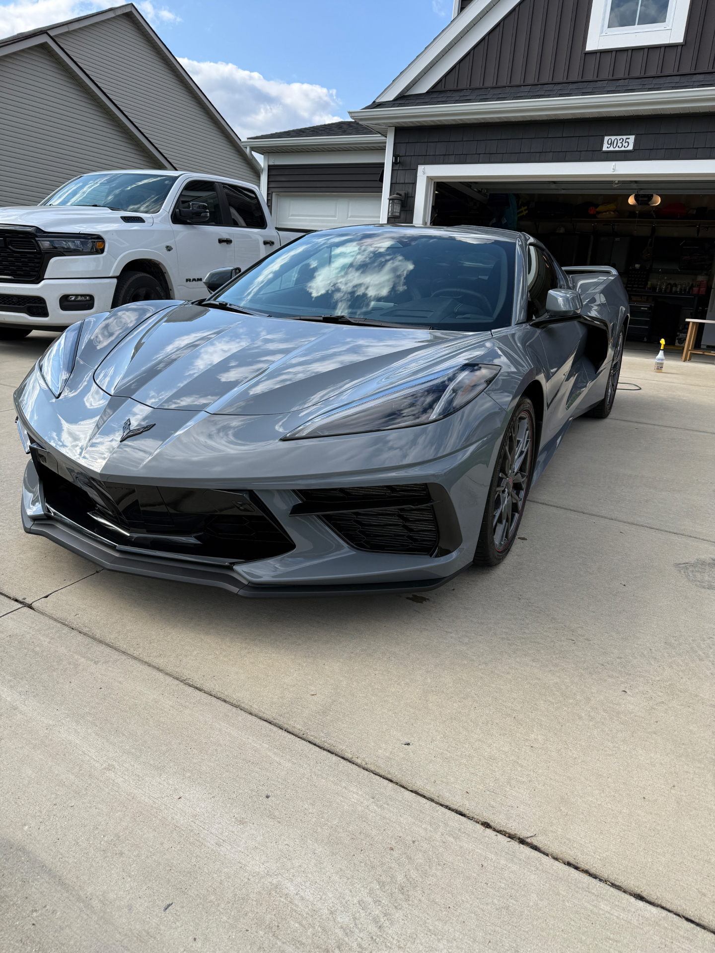 Ceramic coated luxury sports car